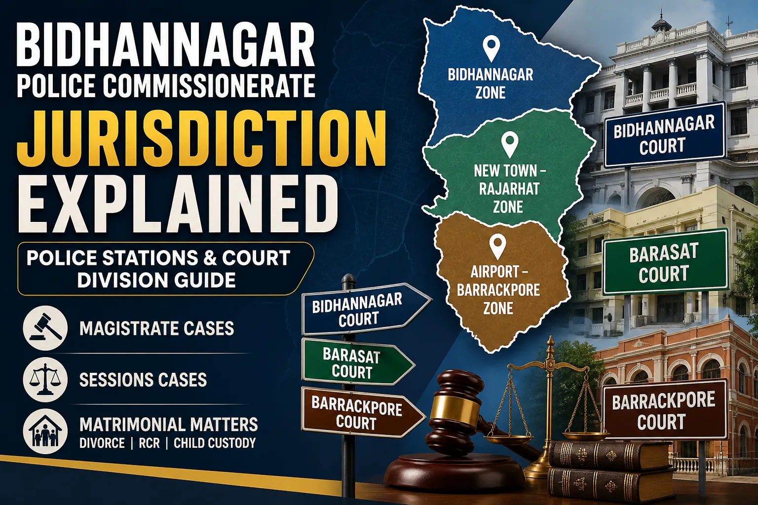 Bidhannagar Police Commissionerate Jurisdiction