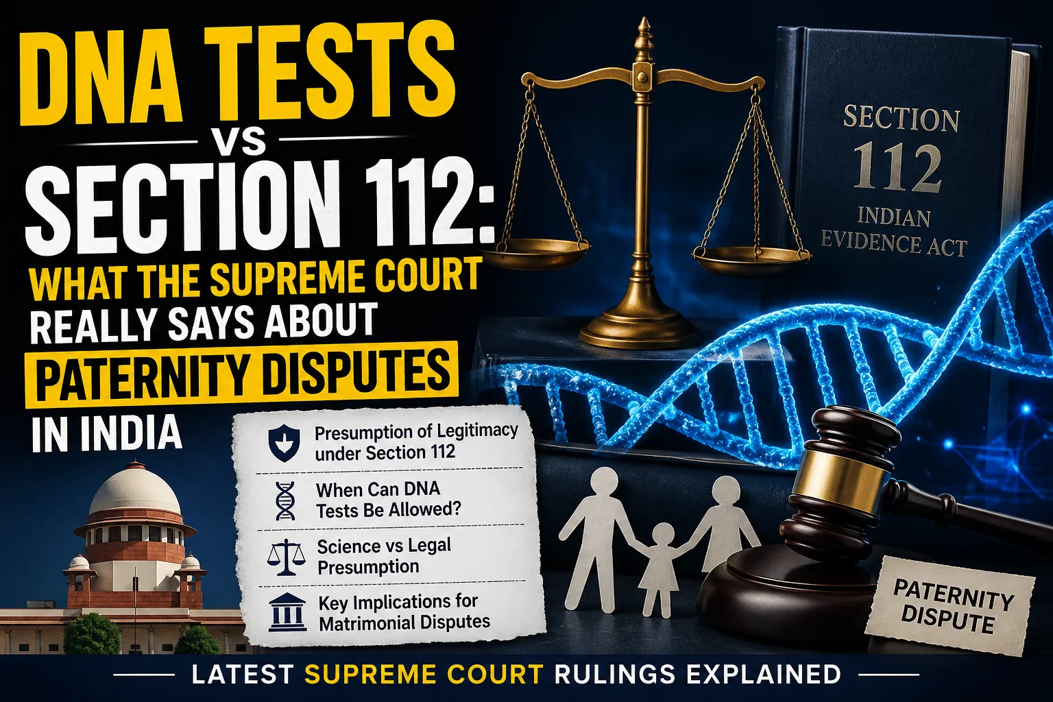 DNA Test vs Section 112