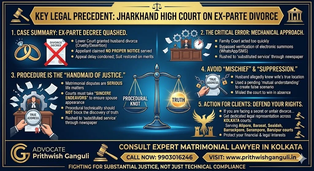 Ex-Parte Divorce Ruling India