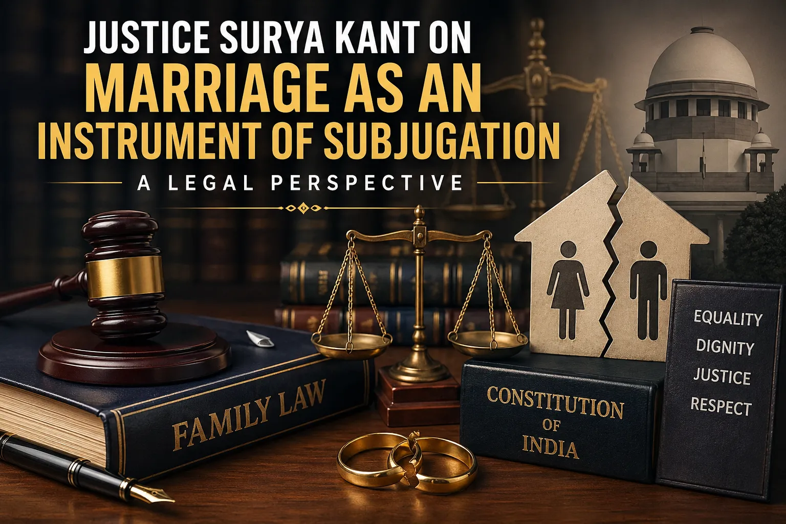 Justice Surya Kant Marriage Subjugation