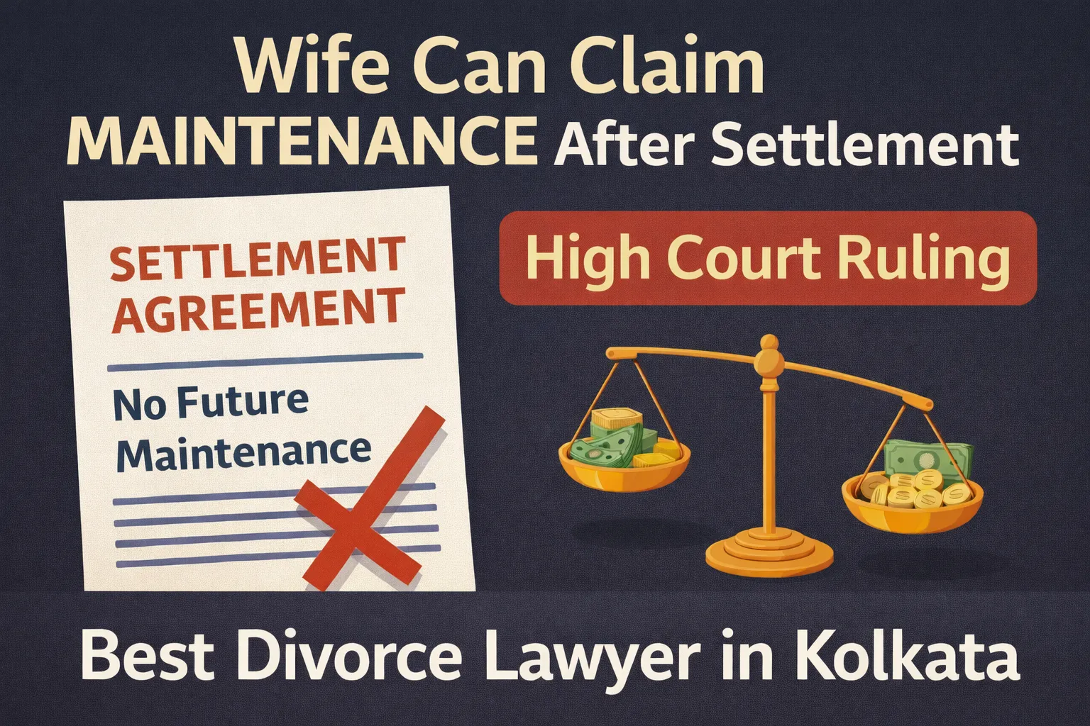 Maintenance Claim Ruling India