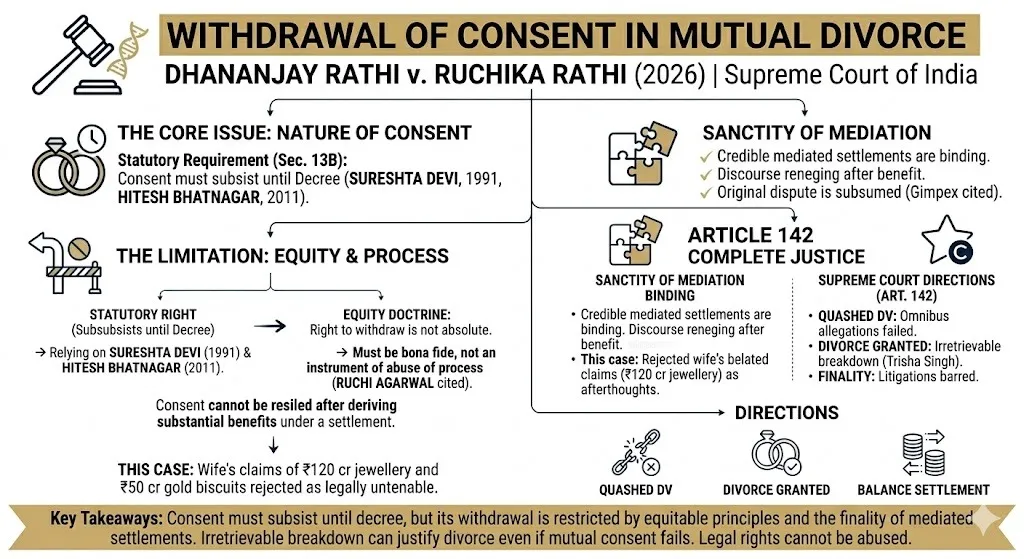 Withdrawal of Consent Mutual Divorce
